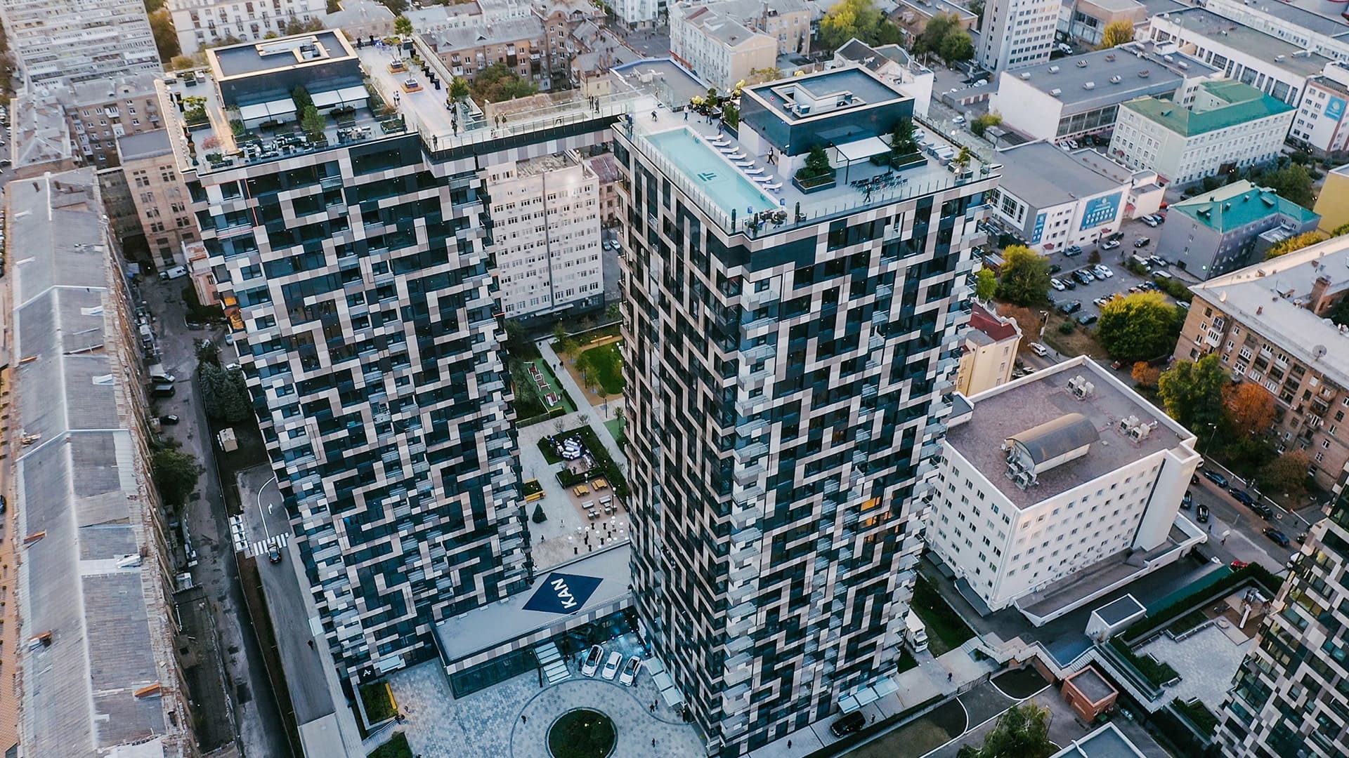 Tetris Hall Urban Residential Development