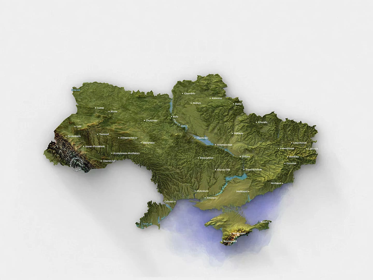 Ukrainian Map Image